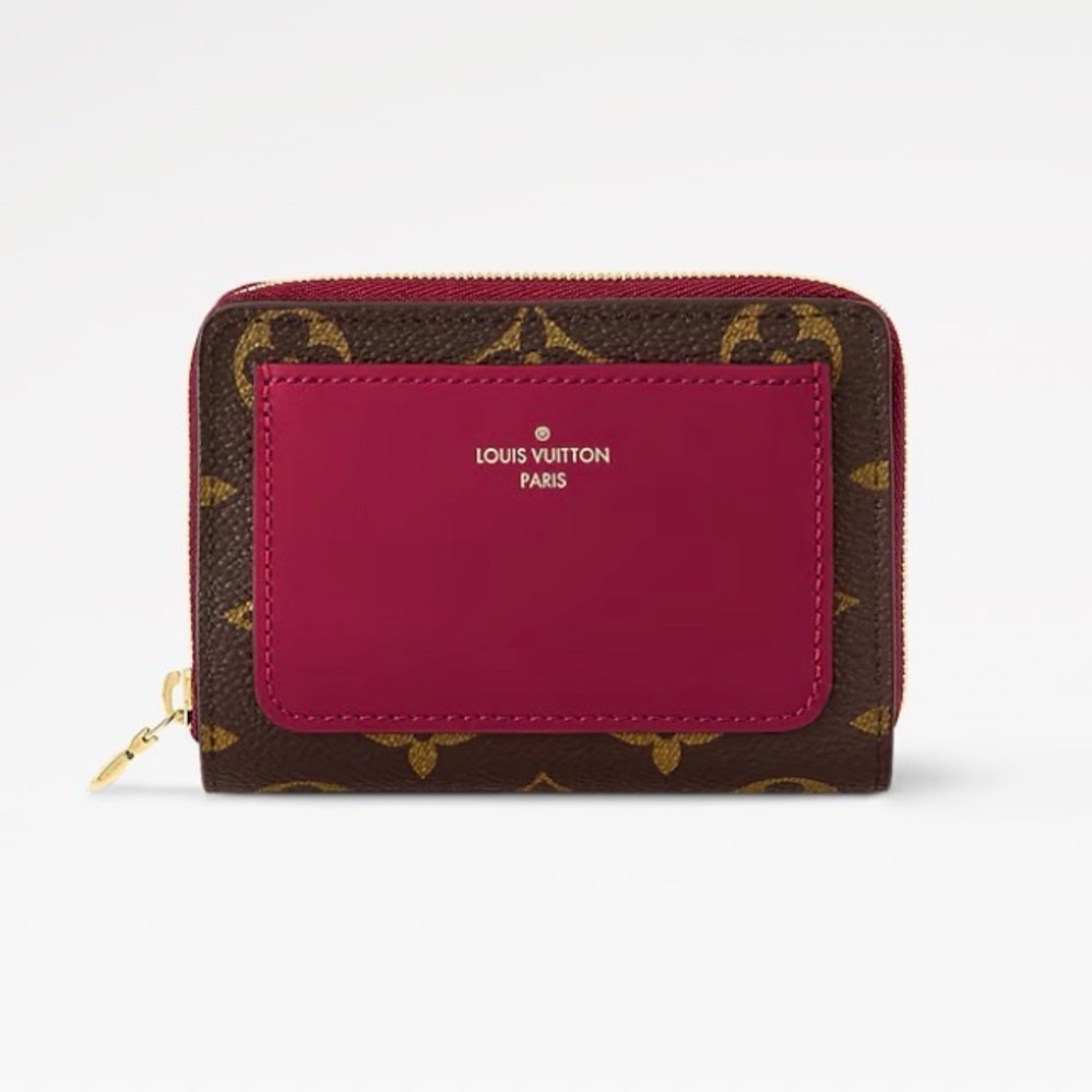 Louis Vuitton Brown and Pink Wallet